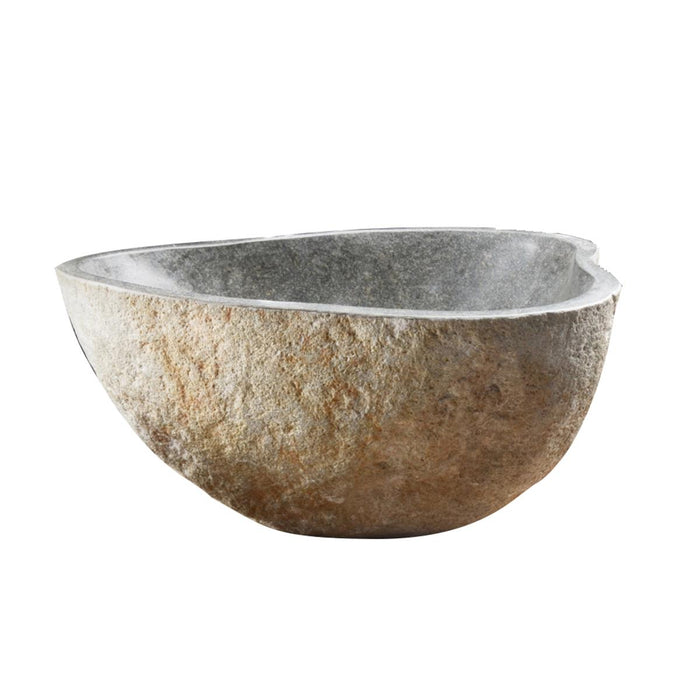 Tikamoon - Nobu - Handwastafel van riviersteen