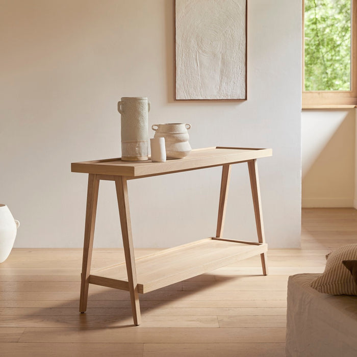 Tikamoon - Pola - Massief eiken bijzettafel