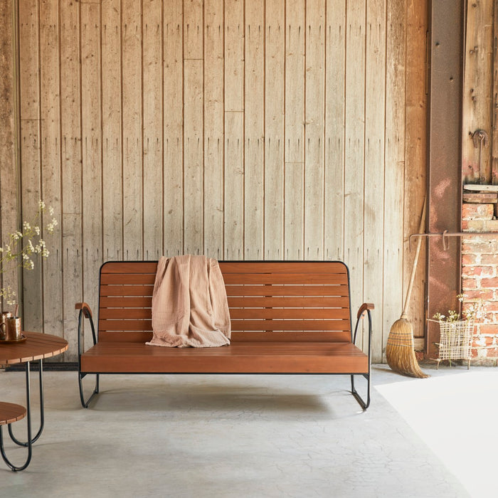 Tikamoon - Key Wood - Driezits tuinbank van massief acaciahout