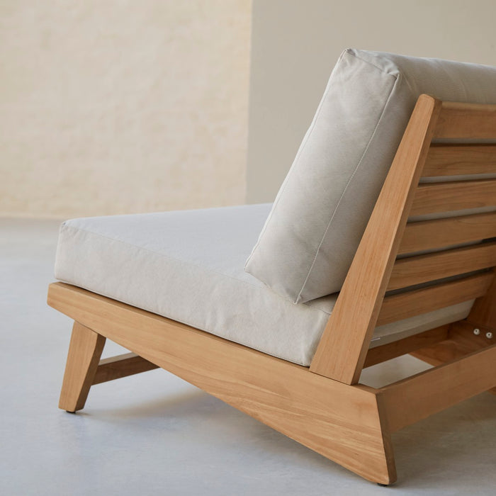 Tikamoon - Massief teakhouten 2-zitsbankje Olia