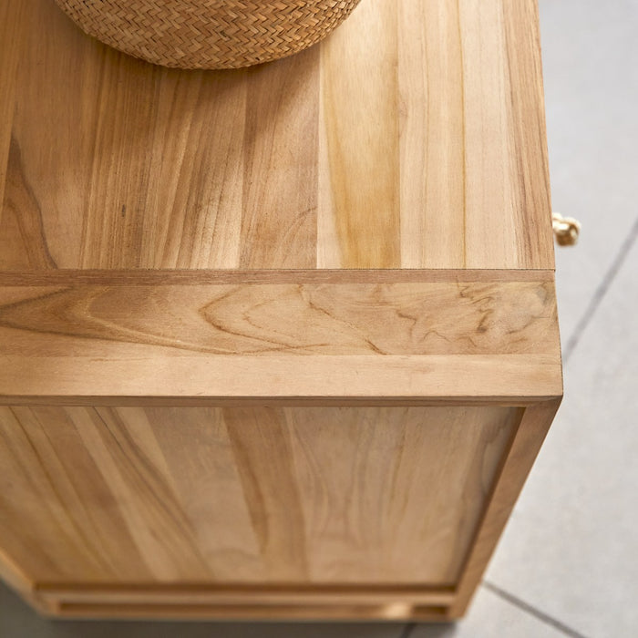 Tikamoon - Minimalys - Kindercommode van massief teakhout