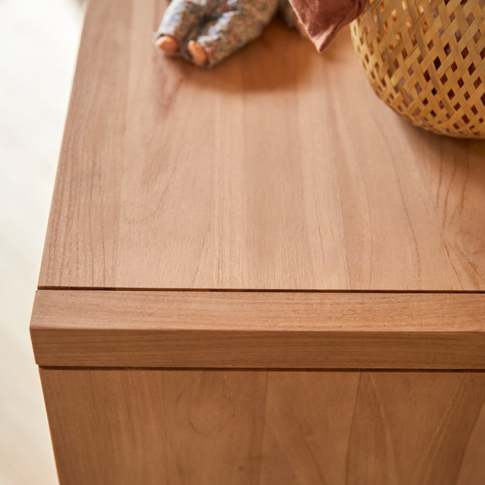 Tikamoon - Kort - Kindercommode van massief teakhout