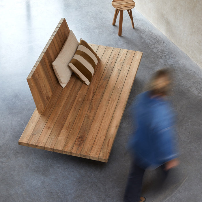 Tikamoon - Joaquin - Bankje van massief gerecycled teakhout