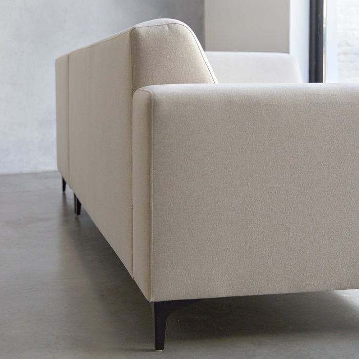 Tikamoon - Lars - Hoekbank rechts in ecru stof 295 x 185 cm