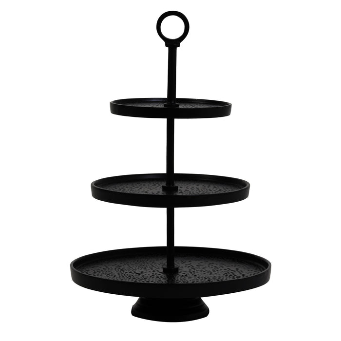 Light & Living Etagère Lutek - Zwart - 3 Laags