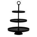 Light & Living Etagère Lutek - Zwart - 3 Laags
