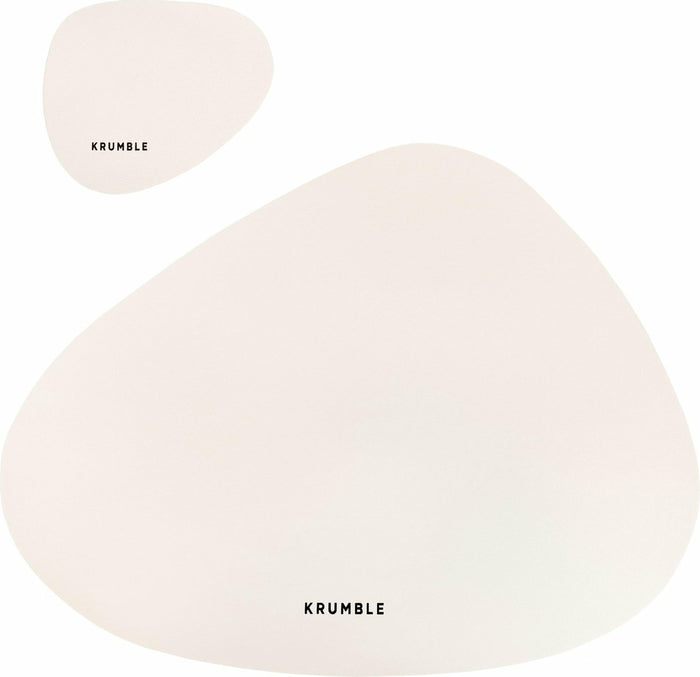 Krumble Placemat set design - 8 stuks - Wit