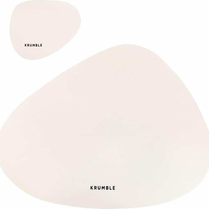 Krumble Placemat set design - 6 stuks - Wit