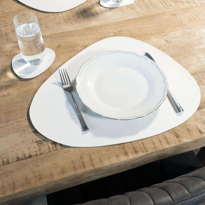 Krumble Placemat set design - 8 stuks - Wit
