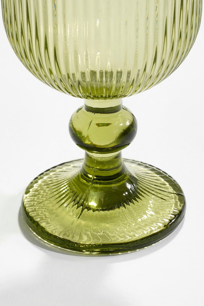 Mica Decorations Merlot Wijnglas - Set van 6 - 250 ml - Lichtgroen