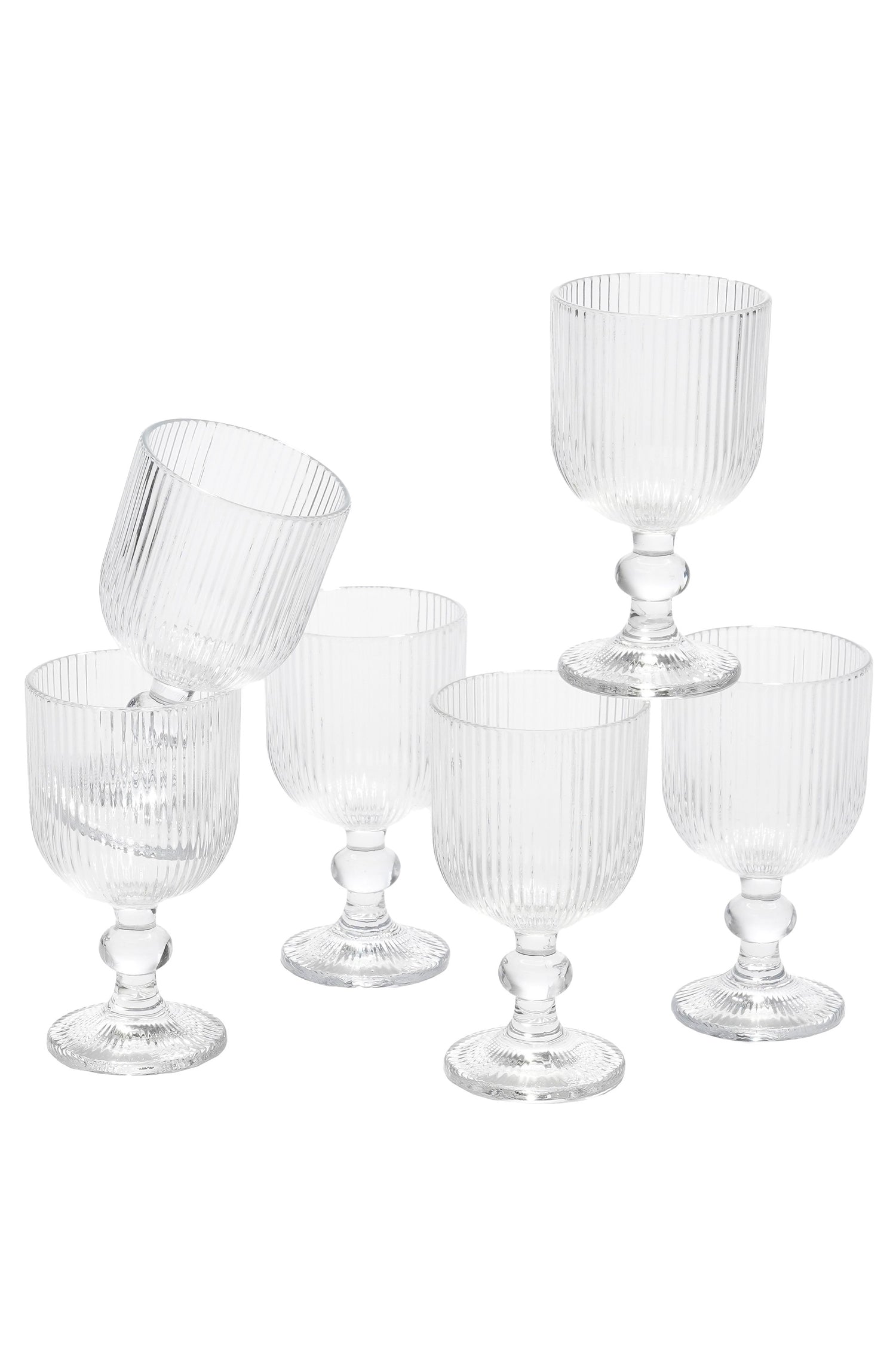 Mica Decorations Merlot Wijnglas - Set van 6 - 250 ml - Transparant