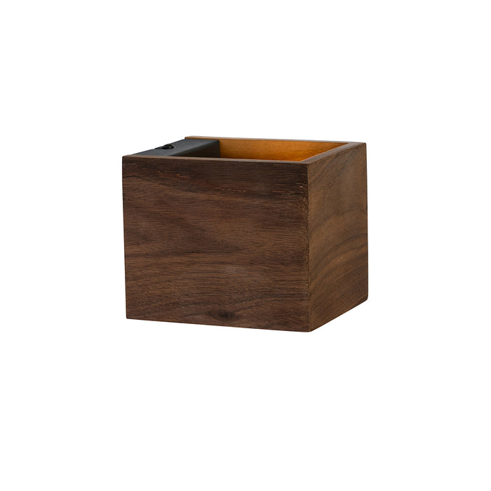 QAZQA Set van 2 smart wandlampen walnoot hout incl. Wifi G9 -