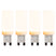 LUEDD Set van 4 G9 3-staps dimbare LED lampen 4,5W 500 lm 2700K