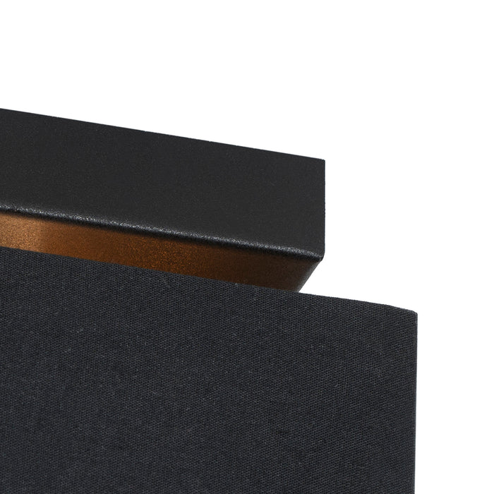 QAZQA Smart plafondlamp zwart met goud incl. Wifi P45 - VT