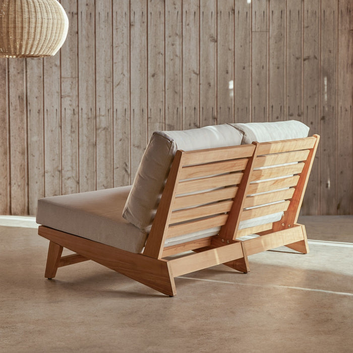 Tikamoon - 2-zitstuinbankje Olia van teakhout