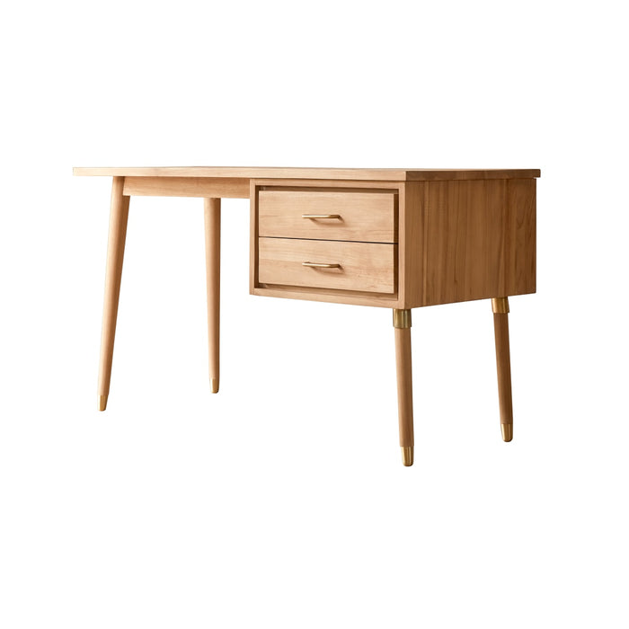 Tikamoon - Kort - Kinderbureau van massief teakhout