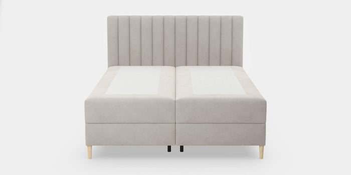 by fonQ Pazara Boxspring met Opbergruimte 180 x 200 cm - Beige / Naturel