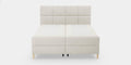 by fonQ Novae Boxspring  met Opbergruimte 160 x 200 cm - Crème / Zwart