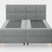 by fonQ Novae Boxspring  met Opbergruimte 180 x 200 cm - Grijs / Zwart