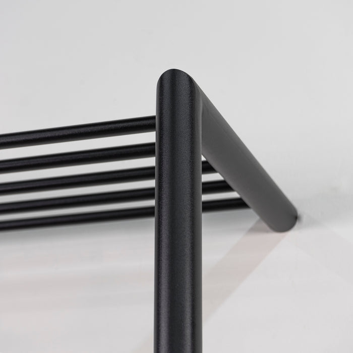 SPINDER DESIGN SMOOTH Wandkapstok - Zwart