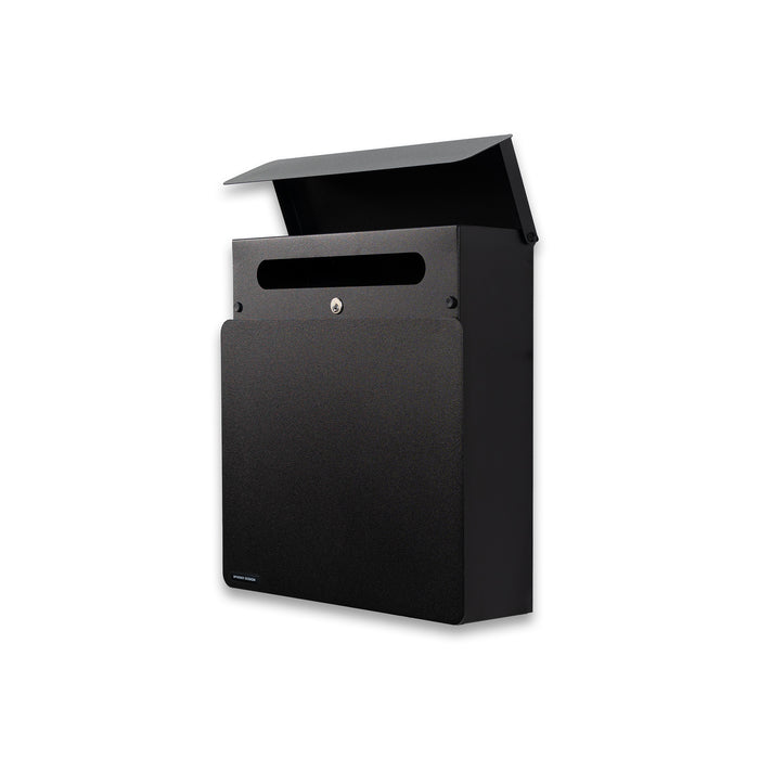 Spinder Design brievenbus Inbox - Zwart - Incl. sleutel