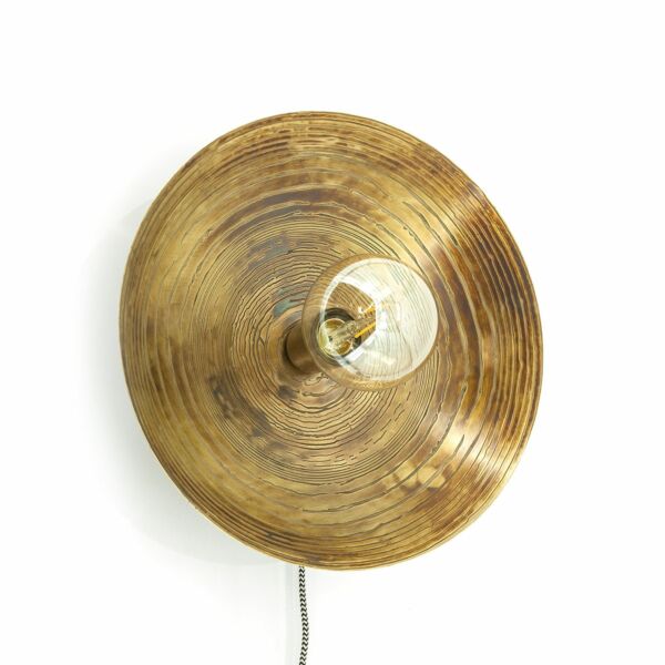 FURNILUX - Wandlamp Horus  groot Brons - 52 x 52 x 10 cm