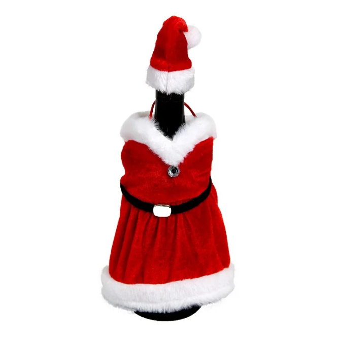 Unique Living - Kerstpakje voor wijnfles  Dessin 2