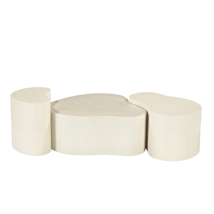Brix - Salontafel Brix Organic Sandy 85cm - Beton | MDF
