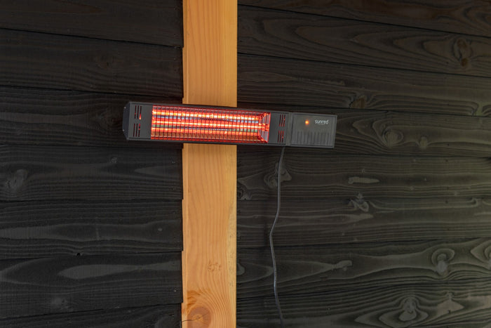 Sunred – COMBIDEAL - Heater & Hoes - Fortuna - Ultra lijn - Zwart -