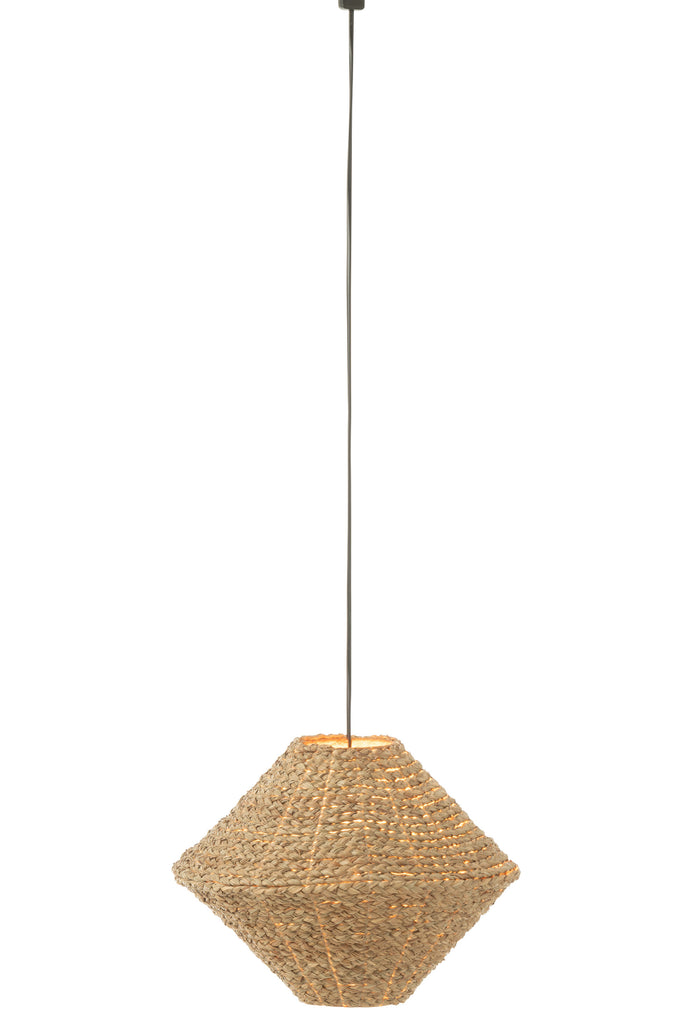 J-Line - Hanglamp Ufo Zeegras Naturel Small - 35x35x27cm