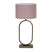Light & Living Tafellamp Jamiri|Livigno - Ant, Brons|Roze - Ø30x67cm