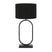 Light & Living Tafellamp Jamiri|Livigno - Zwart|Zwart - Ø30x67cm