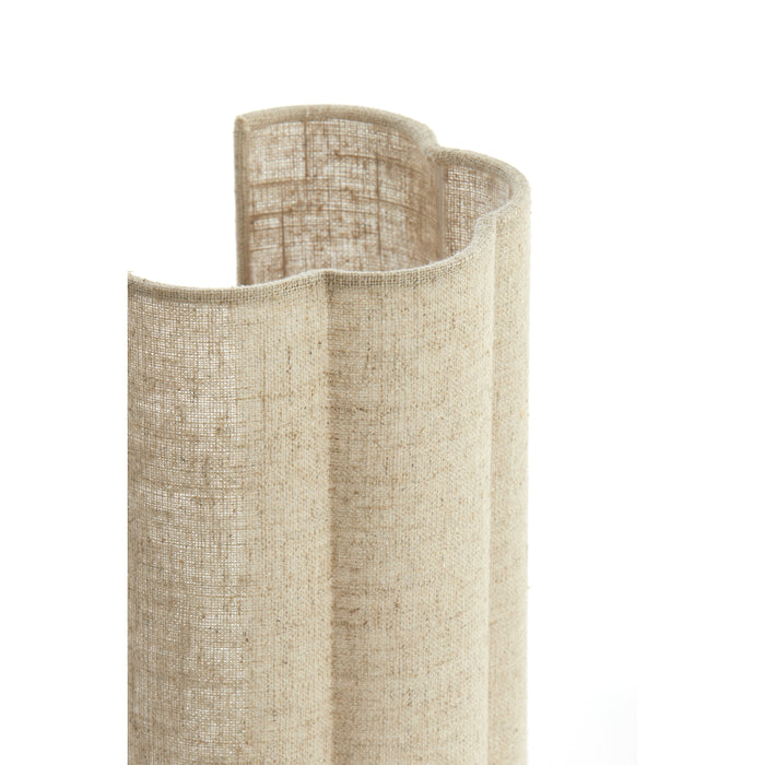 Light & Living - Wandlamp FRINGE - 15x10x30.5cm - Bruin
