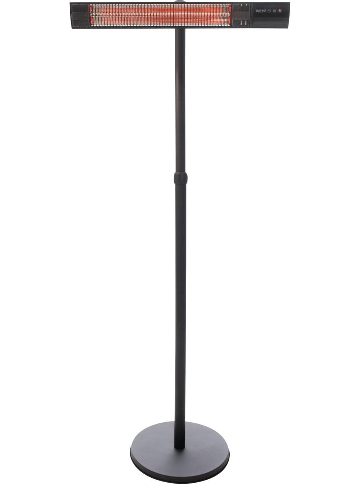 Sunred - COMBIDEAL - Heater & Hoes - Dark lijn - Zwart - Staand model