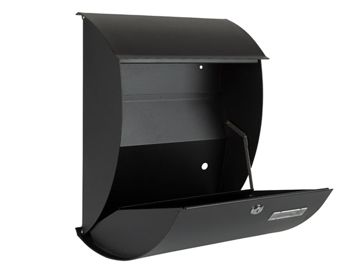 Practo Garden - Brievenbus - Sheffield - Zwart - Gelakt staal