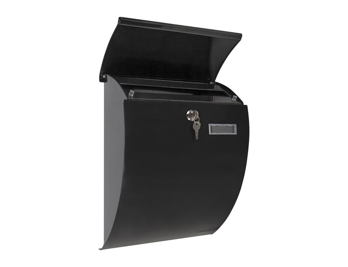 Practo Garden - Brievenbus - Sheffield - Zwart - Gelakt staal