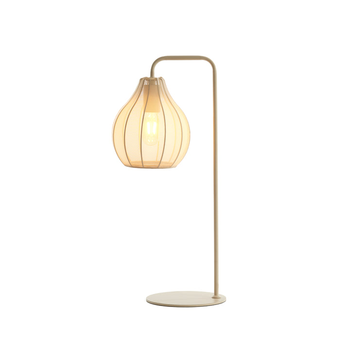 Light & Living - Tafellamp ELATI - Ø20x60.5cm - Beige