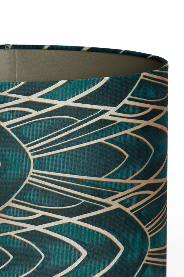 Light&living Kap ovaal recht smal 38-17,5-28 cm TIARA groen