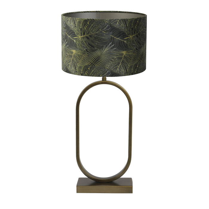 Light & Living Tafellamp Jamiri|Amazone - Ant, Brons|Groen - Ø30x67cm