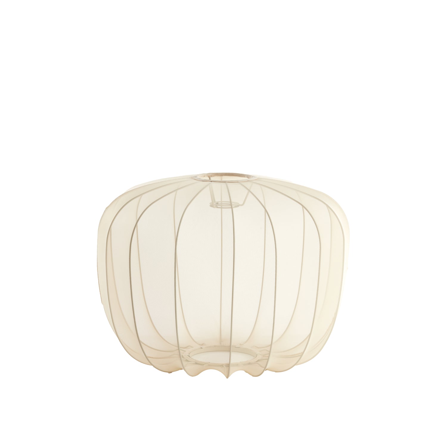 Light & Living - Lampenkap PLUMERIA - Ø40x30cm - Beige