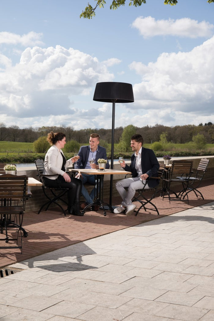 Sunred – Artix - Bright lijn - Zwart - Staand model - Terrasverwarmer