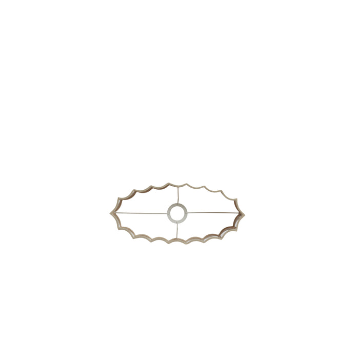 Light&living Kap ovaal recht smal 38-17,5-19 cm DISLI naturel