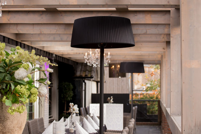 Sunred – Artix - Bright lijn - Zwart - Staand model - Terrasverwarmer