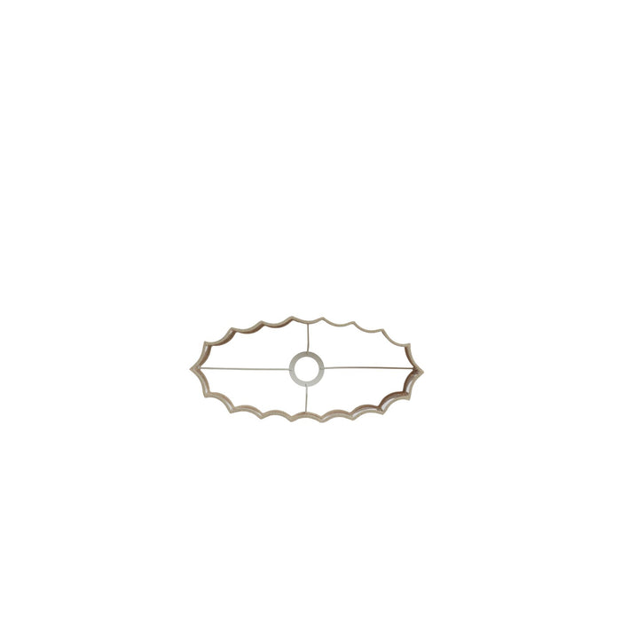Light&living Kap ovaal recht smal 38-17,5-19 cm DISLI naturel