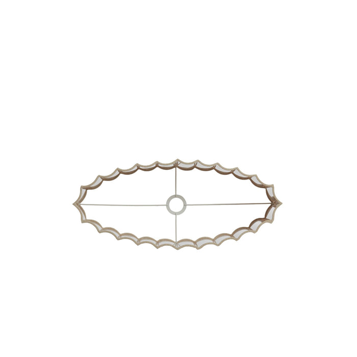 Light&living Kap ovaal recht smal 58-24-27 cm DISLI naturel