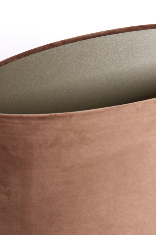 Light & Living - Lampenkap VELOURS - 38x17.5x28cm - Bruin
