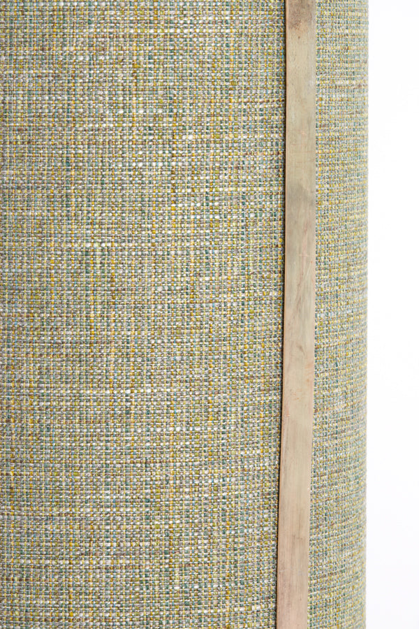 Light&living Hanglamp Ø32x60 cm SENDAI groen+bamboe naturel