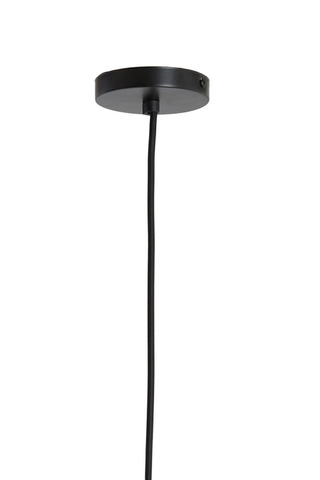 Light&living Hanglamp Ø32x60 cm SENDAI groen+bamboe naturel