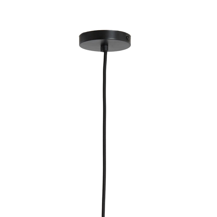 Light&living Hanglamp Ø32x60 cm SENDAI groen+bamboe naturel