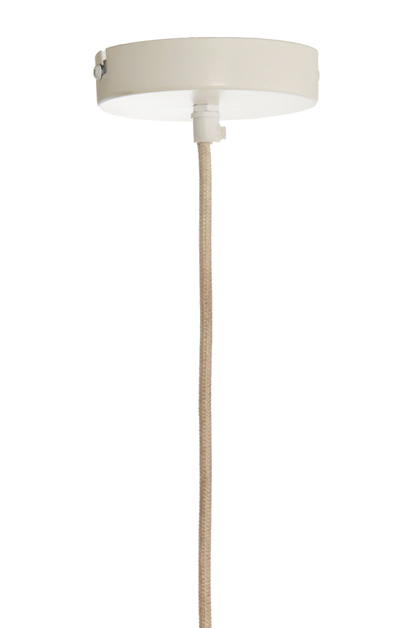 Light & Living - Hanglamp ZUBEDO - Ø49.5x38cm - Wit